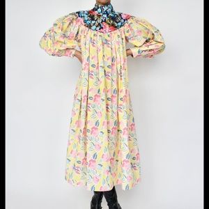 Batsheva and Laura Ashley York dress maxi floral 6